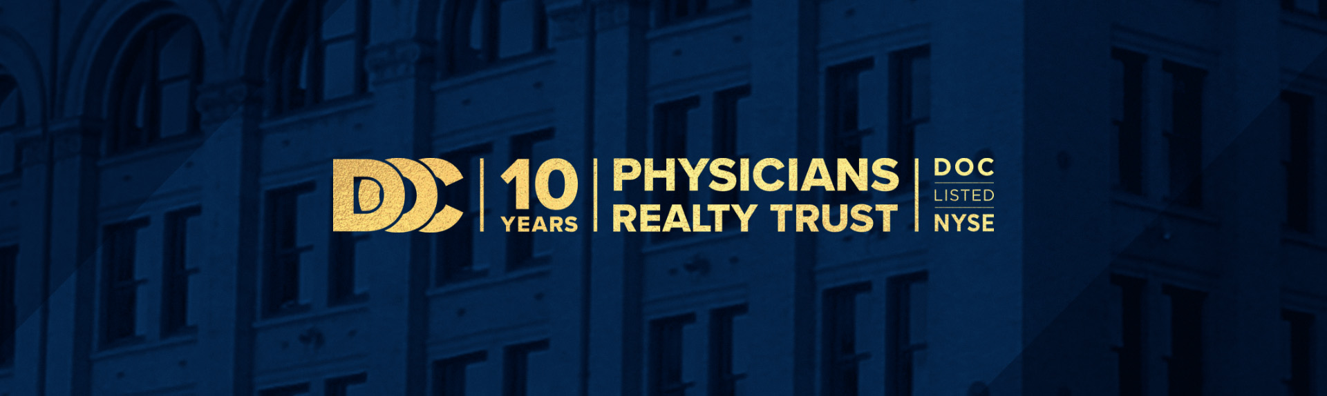 DOC 10 Years Physicians Realty Trust DOC Listed NYSE